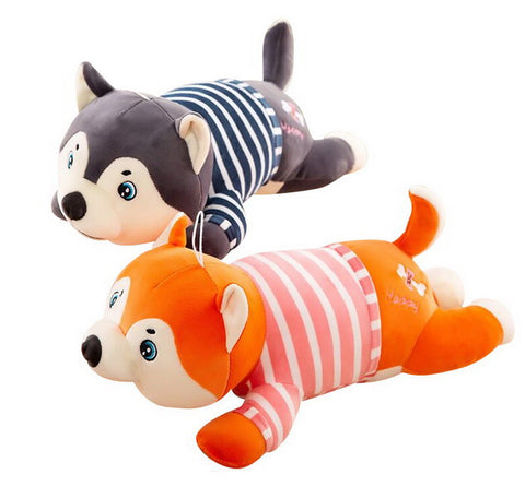 Cățel Husky din Pluș Mega Pufos – Jucărie Sweet Toys pentru Copii, 50cm.