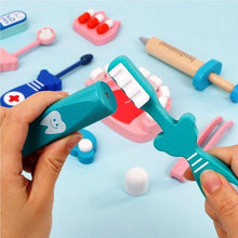 Set Doctor Dentist din lemn – Joc de rol educativ pentru copii, 20 buc