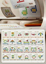 Joc Educativ Mozaic Magnetic  – 101 Butoni Magnetici + Creion Magnetic