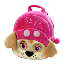 Ghiozdan pufos Patrula Catelusilor, Skye, 28cm + Rechizite Cadou