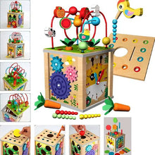Cub Educativ din Lemn cu Ciocănitoare – 10 Activități Interactive pentru Copii