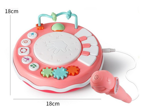 Tobă Muzicală pentru Copii cu 4 Clape și Microfon