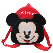 Ghiozdan Pufos Mickey & Minnie Mouse, 28cm + Rechizite Cadou