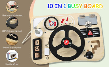 Busy Board cu volan Onshine – Jucărie educativă interactivă pentru copii