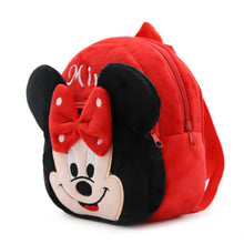 Ghiozdan Pufos Mickey & Minnie Mouse, 28cm + Rechizite Cadou