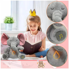 Elefant de Plus, Jucarie Interactiva cu efect de Respiratie, 32cm.