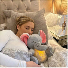 Elefant de Plus, Jucarie Interactiva cu efect de Respiratie, 32cm.