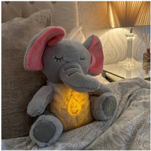 Elefant de Plus, Jucarie Interactiva cu efect de Respiratie, 32cm.