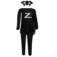 Costum Halloween de Copii, Cavalerul Zorro, set cu Masca si Pelerina