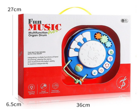 Tobă Muzicală pentru Copii cu 4 Clape și Microfon