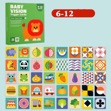 Set 2 Carduri Exercitii Vizuale, Animalute si Fructe, varsta 6-36 luni