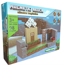 Set Blocuri Magnetice Minecraft 3D – 32 Piese de Construcție Creativă pentru Copii