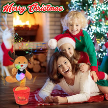 Jucarie Interactiva Ren de Craciun, Danseaza si Imita Vocea, 34cm.