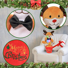 Jucarie Interactiva Ren de Craciun, Danseaza si Imita Vocea, 34cm.