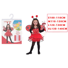 Costum Set Halloween de Copii, Buburuza, 4 piese.