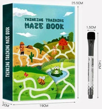 Carte Educativă cu Labirinturi – 24 de Trasee Reutilizabile pentru Copii