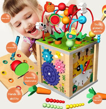 Cub Educativ din Lemn cu Ciocănitoare – 10 Activități Interactive pentru Copii