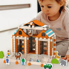 Blocuri de Construcție – Set Creativ cu 120 Piese pentru Copii