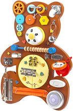 Busy Board Ursul Brun – Joc Educativ pentru Copii