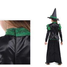 Costum set de Halloween de copii, Vrajitoare, 2 piese.