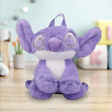 Ghiozdan Pufos Stitch, 28cm + Rechizite Cadou