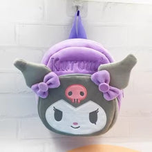 Ghiozdan Pufos Kuromi, 28cm + Rechizite Cadou