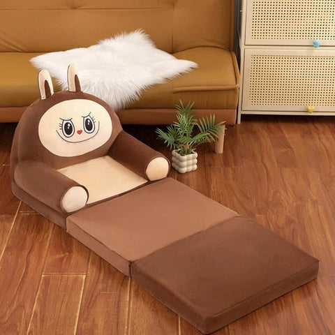 Fotoliu de Pluș Extensibil pentru Copii, Labubu Secret, 100cm.