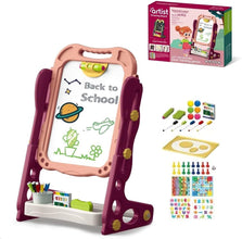 Tablă Educativă 2-în-1 pentru Copii – Litere și Cifre Magnetice + Creta, 3 Ani+