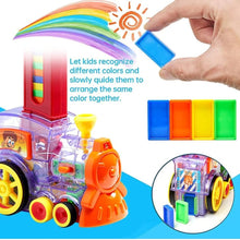 Jucarie Educativa, Trenulet cu piese Domino, 40 buc.