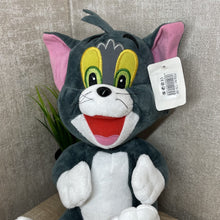 Jucarie Tom de Plus, Tom si Jerry, Motan albastru cu mustati, 30cm.
