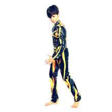 Costum Halloween de Copii, BumbleBee Transformers, cu muschi