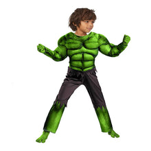 Costum Halloween de Copii, Incredibilul Hulk, cu Muschi