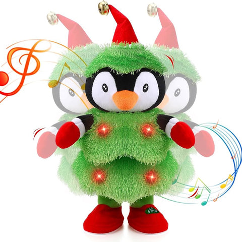 Jucarie Electrica Dansatoare de Craciun, Pinguin, Om de Zapada sau Ren, 30cm