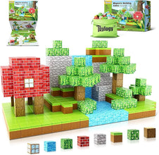 Set Blocuri Magnetice Minecraft 3D – 32 Piese de Construcție Creativă pentru Copii