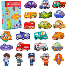 Magneți Mijloace de Transport – Set Educativ cu 22 Piese pentru Copii