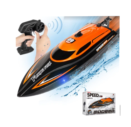 Barcă de curse cu Telecomandă iUni HJ812 – RC Racing Speed Boat, 25 km/h