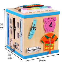 Cub Interactiv Montessori din Lemn – Jucărie Educativă pentru Copii