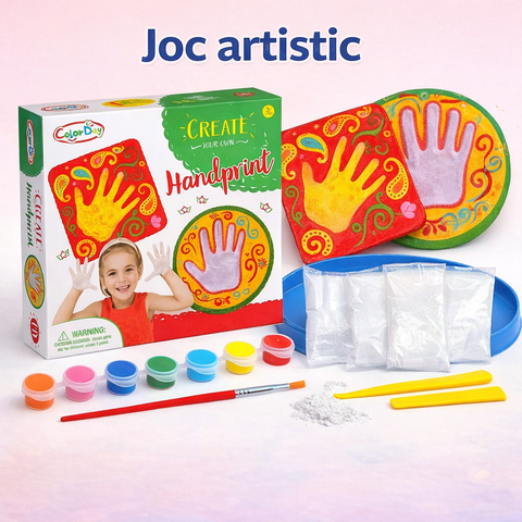 Set Creativ Amprenta Mâinii – Joc Artistic pentru Copii