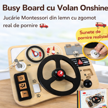 Busy Board cu volan Onshine – Jucărie educativă interactivă pentru copii