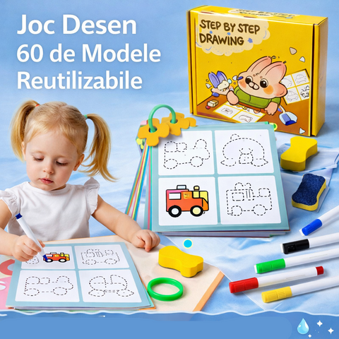 Joc Desen Copii – 60 Modele Reutilizabile pentru Creativitate