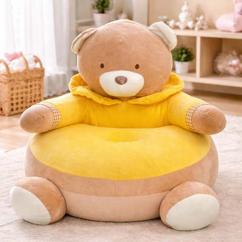 Fotoliu de Plus pentru Copii – Design Ursuleț Teddy