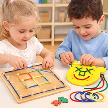 Joc Geoboard cu Elastice – Dezvoltarea Creativității și Gândirii Logice