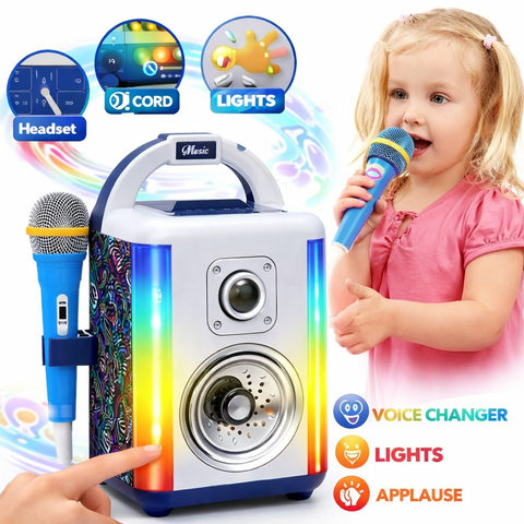 Boxă Karaoke Bluetooth cu Microfon pentru copii
