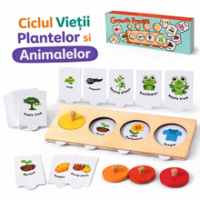 Ciclul Vieții Plantelor și Animalelor – Joc Educativ pentru Copii