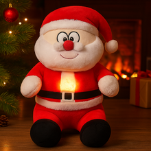 Jucarie de Plus Mos Craciun Interactiv – Luminează, Cântă și Respiră, 5 Funcții Magice, 45 cm.