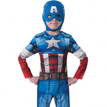 Costum Halloween de Copii, Capitan America Marvel, cu Muschi