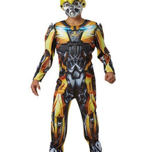 Costum Halloween de Copii, BumbleBee Transformers, cu muschi