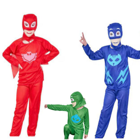 Costum Halloween de copii, PJ Masks, Eroii in Pijamale