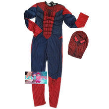 Costum Halloween de Copii, SpiderMan Omul Paianjen Premium, set cu Masca si Muschi