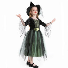 Costum Set Halloween de Copii, Vrajitoare, 2 piese.